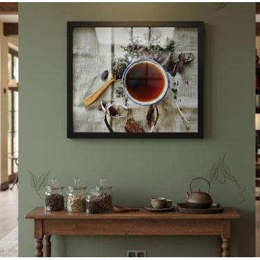 Imagem de Quadro Decorativo Xícara Colher de Chá - 50x70cm - Quadros On-line, Mo