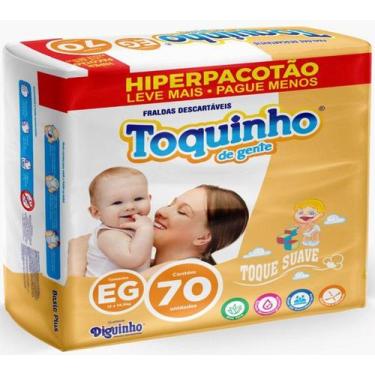 Imagem de Fralda Infantil Toquinho Hiper Pacotão - DIGUINHO