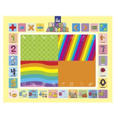 Imagem de Tapete De Colorir Acqua Magic Infantil Varias Estampas, APRENDER