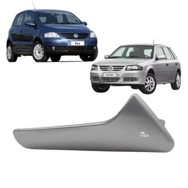 Imagem de Maçaneta Interna Cromada Dianteira e Traseira para Fox e Gol G4 2009-2