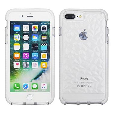 Imagem de Cube Apple iPhone 8 Plus/7P/6s P/6P, iPhone6+/7+/8+, Scratch-Proof and Shock Resistant White Rock TPU Cover with White Bumper