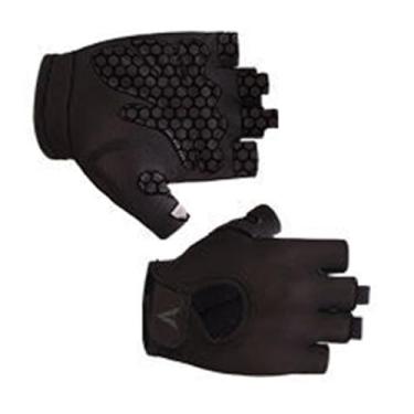 Imagem de Domary Luvas de Malha Respirável para Fitness Com Palma de Silicone e Alça de Pulso para Levantamento de Peso, Academia (Preto L)