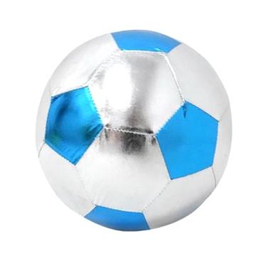 Imagem de Fenteer Bola de futebol infantil de 25 cm, brinquedo infantil resistente à pressão, equipamento de treinamento, bola esportiva para iniciantes, jogos internos, Azul