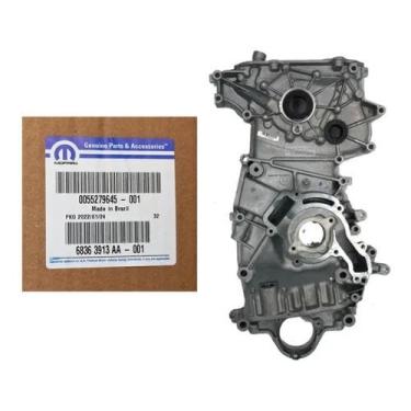 Imagem de Tampa Com Bomba De Oleo Fiat 3cil Argo Uno Original Nova