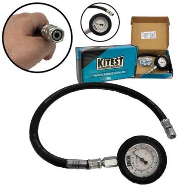 Imagem de Manômetro de Pressão de Óleo com 8 Adaptadores KITEST KA008.8