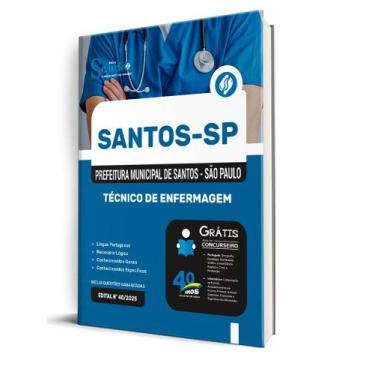 Imagem de Apostila Prefeitura de Santos - SP - Técnico de Enfermagem - Editora S