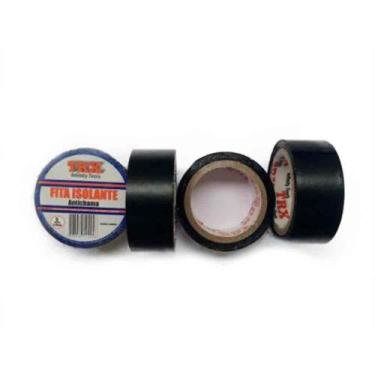 Imagem de Fita Isolante Antichama 5m Pacote com 10 Unidades