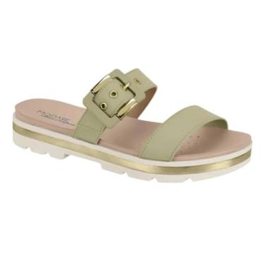 Imagem de Tamanco Flatform Modare Ultra Conforto Ajustável 7132.154, Verde, 36