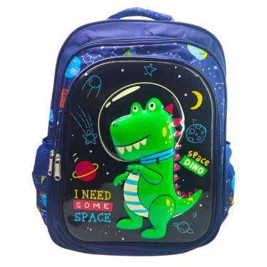 Imagem de MOCHILA INFANTIL ESCOLAR PASSEIO PARQUE 3D DINOSSAURO