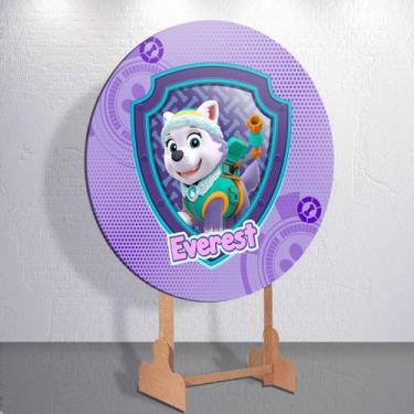 Imagem de Capa p/ Painel Festa Decoração Infantil Patrulha Dog Salvadoral Redond