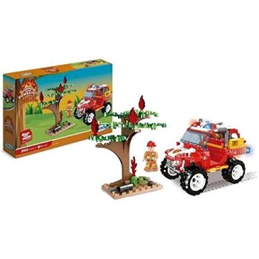 Imagem de Blocos de Montar - 252 Peças - Bombeiros Resgate na Floresta - Xalingo 02809