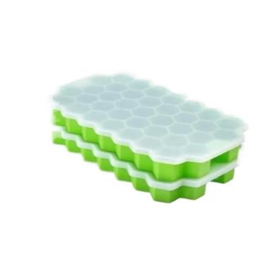 Imagem de Forma de Gelo Silicone Chocolate Bombom Drink Whisky Top Hexagono Colméia (2 UNI)