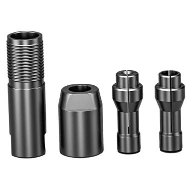 Imagem de Dualoai Adaptador para Rebarbadoras Angulares para Rebarbadoras Retas com Rosca, para Instalar, Portátil, 3/6 Mm, Acessórios de Conversão para Polimento, 4 Pcs, Tamanho real