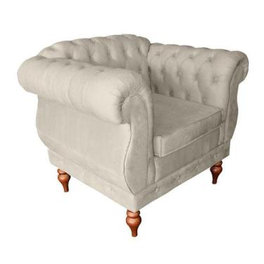 Imagem de Poltrona Leonor Capitone  Para Recepção Sala De Espera Sala De Estar S