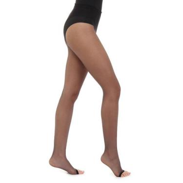 Imagem de Meia calça feminina lupo fio 13 descalça dedos livres a famosa meia da