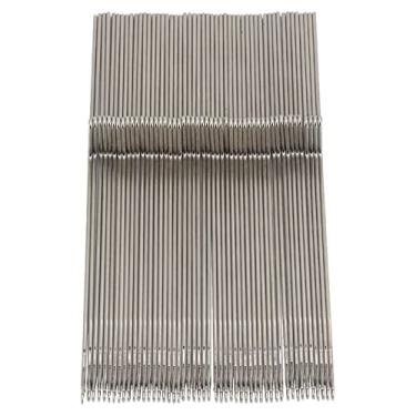 Imagem de Tnfeeon Conjunto de Agulhas para Máquina de tricô, 50 Peças de Aço para Kr830 Kr838 Kr850, Acessórios Fáceis de Usar e Instalar para Projetos de Tecelagem