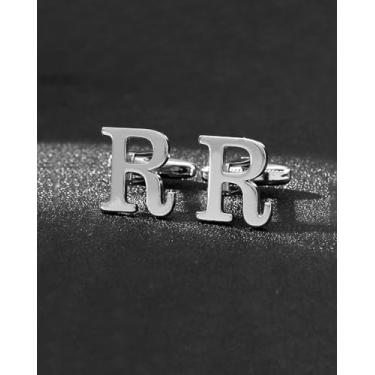 Imagem de Abotoaduras masculinas abotoaduras para homens camisa social punhos para negócios e casamento, 1pc, Aço inoxidável, Sem Pedra Preciosa