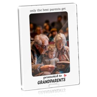 Imagem de Porta-retratos para avós e netos, 10 x 15 cm, porta-retratos de ultrassom, presentes de anúncio de gravidez para avós