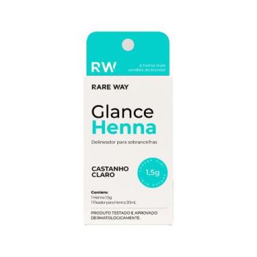Imagem de Henna Rare Way Glance Mini Castanho Claro 1,5g
