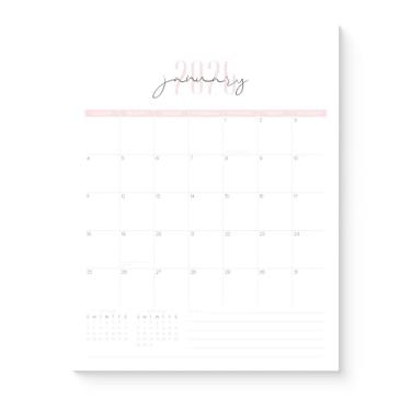 Imagem de Karto Calendário magnético para geladeira 2026 – Vertical 21,6 x 28 cm de janeiro de 2026 a junho de 2027 – Planejamento versátil e fácil com ímã de calendário de geladeira estética – Duas fontes rosa