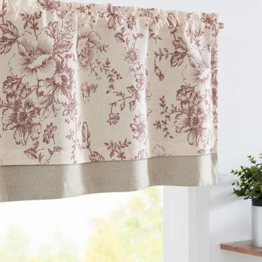 Imagem de Saia floral de linho jinchan 127x46 cm, bolso com haste de camada dupl