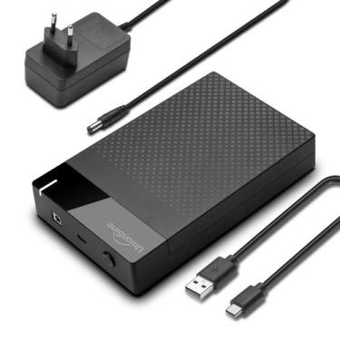 Imagem de Case Para HDD De 3,5 Polegadas SATA Para USB Tipo C, Enclosure Externo