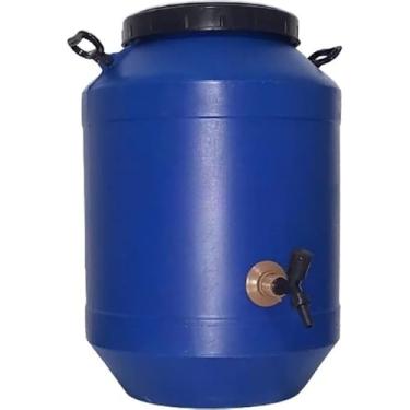 Imagem de Bombona 50 Litros Leiteira Tambor Barril Barrica água óleo combustível aquarismo ração