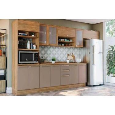 Imagem de Cozinha Modulada Kappsberg Botanic Botanic 8 Peças (3Aéreos+2Balcões+1