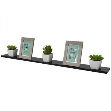 Imagem de Prateleira 90X20cm Azul com Suporte Invisível