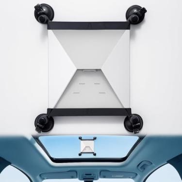 Imagem de Suporte Portátil Universal para Starlink Mini | Com 4 Ventosas de Silicone para Fixação em Carro, Barco, Avião e Janela | Instalação Segura