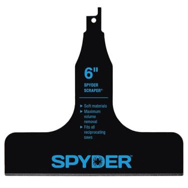 Imagem de Spyder Acessório de lâmina raspadora de 15 cm para serras alternativas, para remover carpete de borracha e outros materiais macios em grandes áreas (00321)