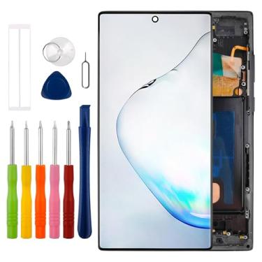 Imagem de [Com moldura] [Novo] Tela TFT Duotipa de 16,8 polegadas para Samsung Galaxy Note 10 Plus/Galaxy Note 10+ SM-N975F Touch Screen Digitalizador Peças de reparo com moldura - Sem função de impressão