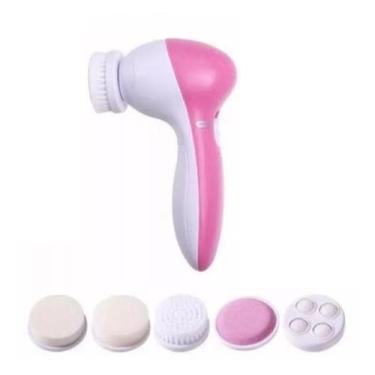 Imagem de Escova Elétrica Limpeza Facial Massageadora Esfoliação Derma - OEM