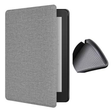 Imagem de Yzlvigrous Caixa de Textura de Pano para Kindle Paperwhite 7/6/5ª Geração 2015/2013/2012, Tampa Traseira de TPU Macia de 6 Polegadas com Sono/despertar Automático, Modelo: DP75SDI/EY21