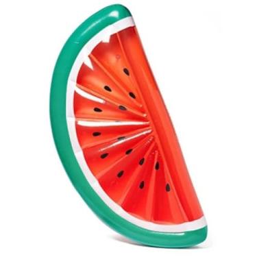 Imagem de Boia Inflável Melancia Gigante 187×79 cm – Flutuador para Piscina e Praia – Adulto e Infantil – Luma Festas