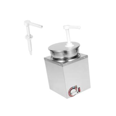 Imagem de Llazsybz Distribuidor de Queijo, Aquecedor de Molho de Calda Quente, Máquina de Aquecimento de Queijo Caramelizado E Calda Quente, 4 L, para Restaurantes E