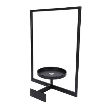 Imagem de GLOGLOW Estrutura de Imagem Planta de Parede Planta de Ferro Montada na Parede Prateleira para Plantas Externas de Plantas de Estar Decoração da Janela de Entrada