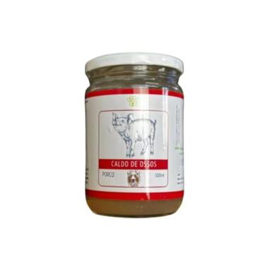 Imagem de Caldo de Ossos Suino Natural para Cães e Gatos Porco Bone Broth | Lecker Petiscos
