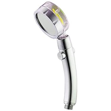 Imagem de YYBOES Chuveiro cabeça de chuveiro filtro de chuveiro elétrico cabeça de chuveiro de alta pressão água de um toque cabeça de chuveiro rotativa de 360 graus, chuveiro transparente destacável-c1.