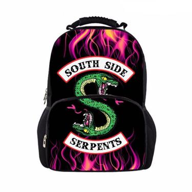 Imagem de Mochila escolar Riverdales Kids Bag 35x19x48cm Poliéster