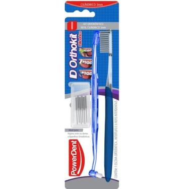 Imagem de Kit Escova Ortokit Avançada Cilindrico 3 MM Powerdent