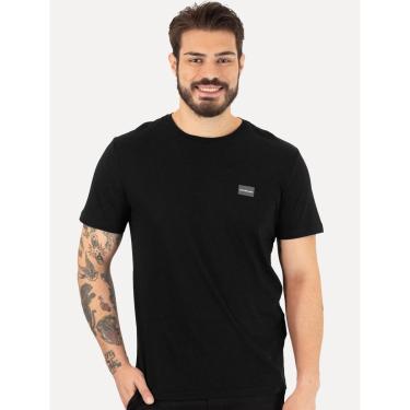 Imagem de Camiseta Calvin Klein Jeans Masculina Dark Square Preta-Masculino
