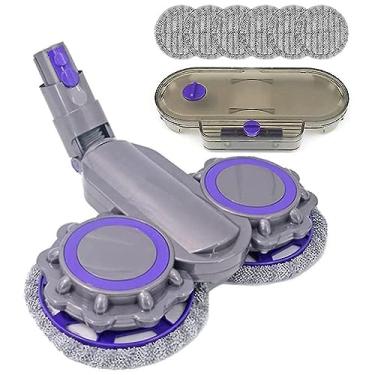 Imagem de Mop para Série V12 Digital Slim V10 Tanque de Água 6 Toalhas Dupla Alta Rotação Limpeza a Seco e Molhada Cera 4 em 1 Esp