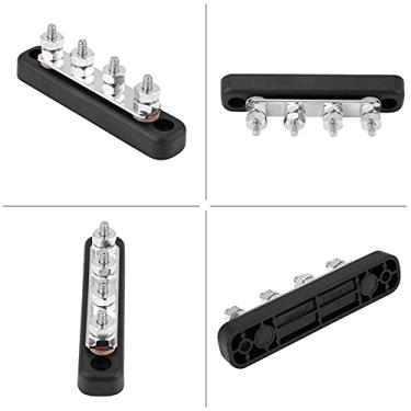 Imagem de Zerodis Bloco de Distribuição Terminal Suprimentos para Motocicletas e Automóveis Eletrônica Automotiva Tecnologia Automotiva Segurança GPS Tecnologia Segurança GPS Reforçada Nylon 100A Bloco de