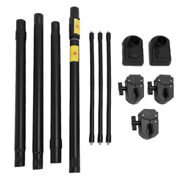 Imagem de Asixxsix Cabide de Guirlanda Ajustável, Suporte de Guirlanda de Aço Resistente para Moldura de Porta Sem Parafusos, Cabe Em Portas de 31,5 a 67 Polegadas para Decorações de Férias