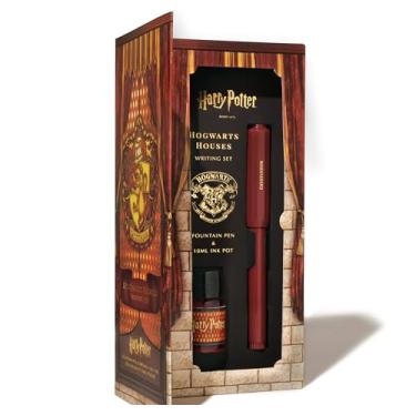 Imagem de Ferris Wheel Press, Warner Bros., licenciado oficial, Harry Potter, caneta carrossel e conjunto de tinta de 10 ml, vermelho escarlate com brilho dourado e caneta carrossel de ponta de aço nº 5 banhada