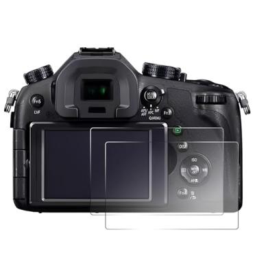 Imagem de pssped 2 peças protetoras de tela compatíveis com Panasonic FZ2500 FZ2000, película de vidro temperado de dureza 9H cristalina, acessórios para câmera digital, impressão antiarranhões e dedos