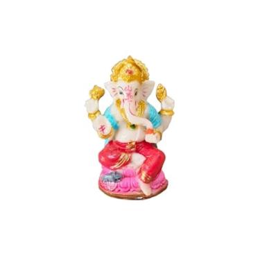 Imagem de Sahishnu Online & Marketing Grande Estátua Ganesha, Deus Hindu para o Sucesso da Boa Sorte, 10 cm