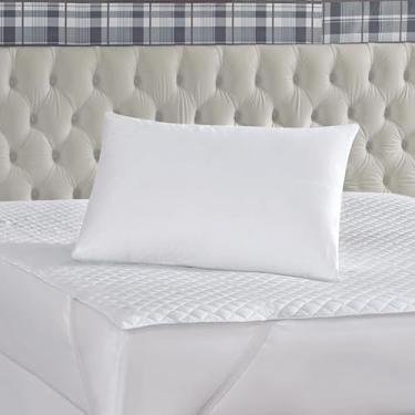 Imagem de Capa Protetora para Travesseiro, Impermeável, Kit com 4 Peças, Branco, 70cm x 50cm, Malha 50% Poliéster 50% E.V.A, Hipoalergênico
