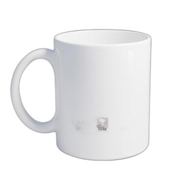 Imagem de Caneca Xícara de Café Porcelana 300ml Com Desenho Emoji Girafa Kawaii